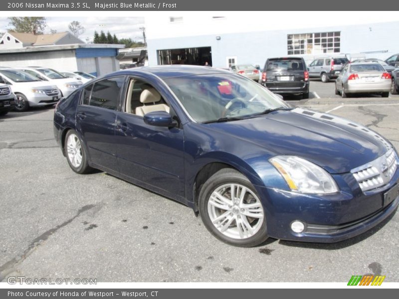 Majestic Blue Metallic / Frost 2006 Nissan Maxima 3.5 SL