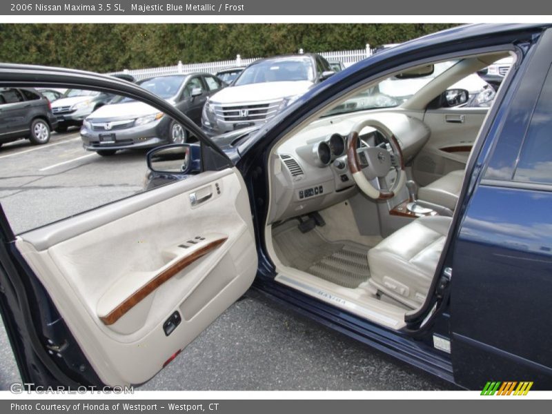 Majestic Blue Metallic / Frost 2006 Nissan Maxima 3.5 SL