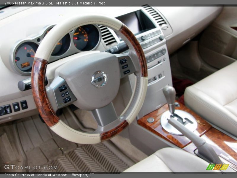 Majestic Blue Metallic / Frost 2006 Nissan Maxima 3.5 SL