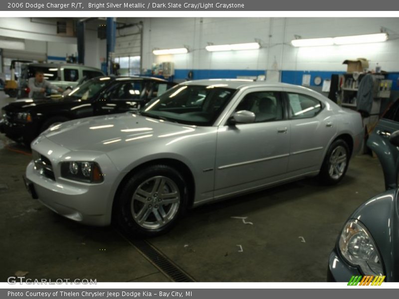 Bright Silver Metallic / Dark Slate Gray/Light Graystone 2006 Dodge Charger R/T