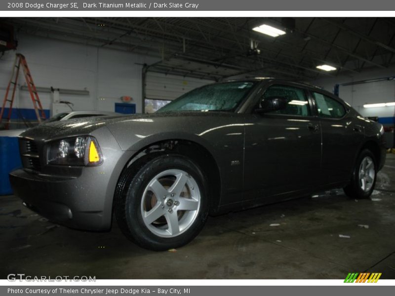 Dark Titanium Metallic / Dark Slate Gray 2008 Dodge Charger SE