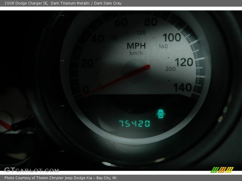 Dark Titanium Metallic / Dark Slate Gray 2008 Dodge Charger SE