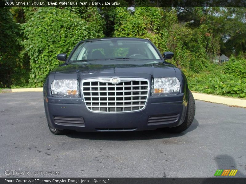Deep Water Blue Pearl / Dark Slate Gray 2008 Chrysler 300 LX