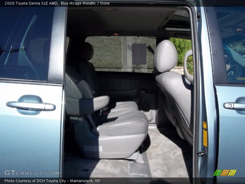 Blue Mirage Metallic / Stone 2009 Toyota Sienna XLE AWD