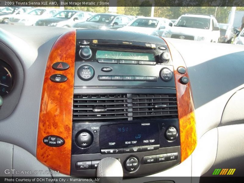 Blue Mirage Metallic / Stone 2009 Toyota Sienna XLE AWD