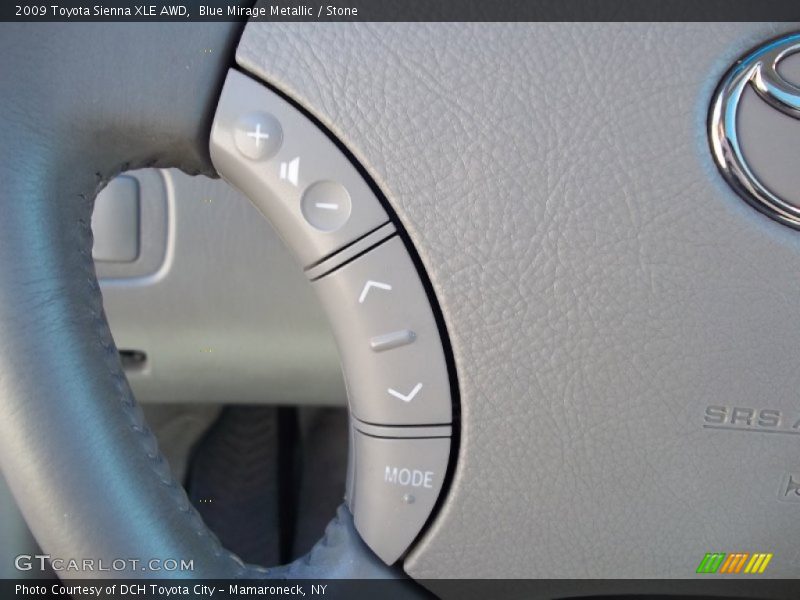 Blue Mirage Metallic / Stone 2009 Toyota Sienna XLE AWD