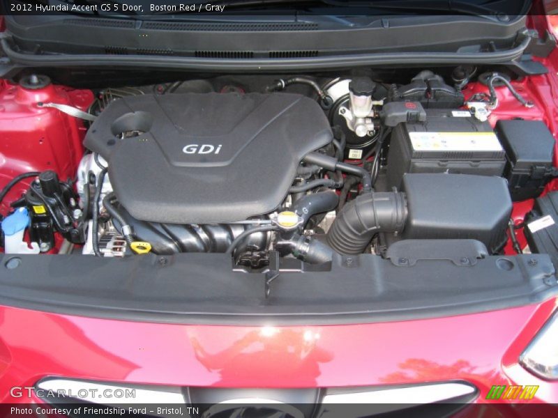  2012 Accent GS 5 Door Engine - 1.6 Liter GDI DOHC 16-Valve D-CVVT 4 Cylinder