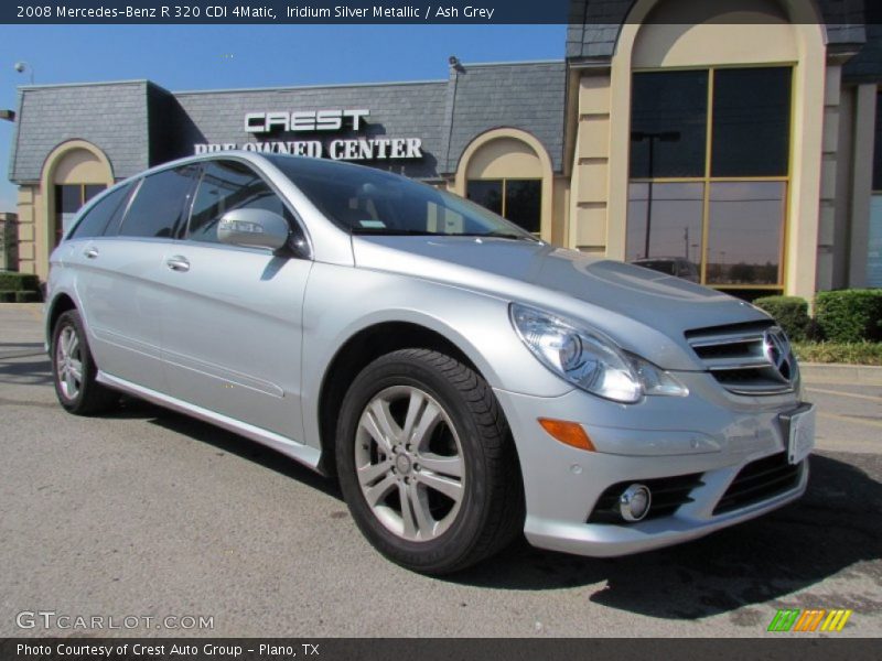 Iridium Silver Metallic / Ash Grey 2008 Mercedes-Benz R 320 CDI 4Matic