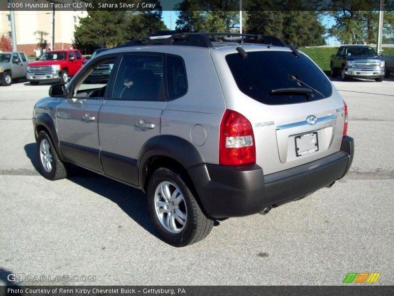 Sahara Silver / Gray 2006 Hyundai Tucson GLS V6