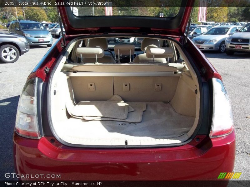 Salsa Red Pearl / Ivory/Brown 2005 Toyota Prius Hybrid