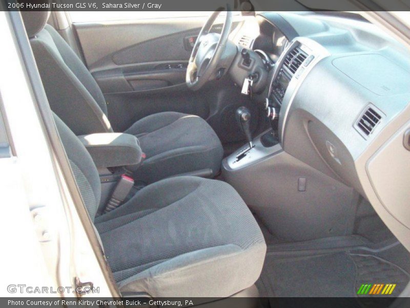 Sahara Silver / Gray 2006 Hyundai Tucson GLS V6