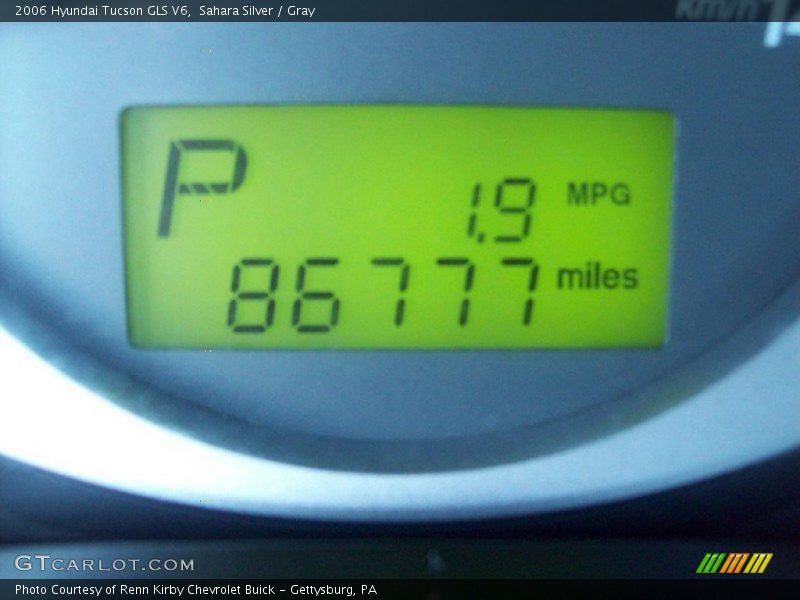 Sahara Silver / Gray 2006 Hyundai Tucson GLS V6