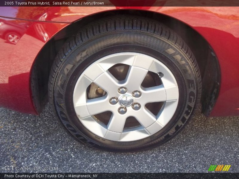 Salsa Red Pearl / Ivory/Brown 2005 Toyota Prius Hybrid