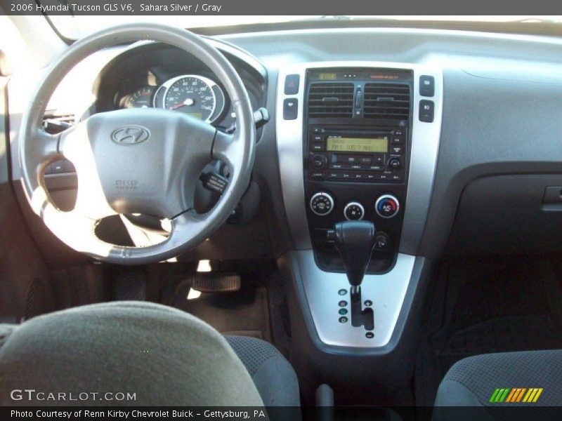 Sahara Silver / Gray 2006 Hyundai Tucson GLS V6