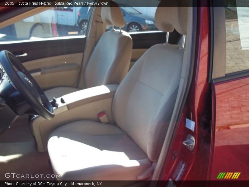 Salsa Red Pearl / Ivory/Brown 2005 Toyota Prius Hybrid