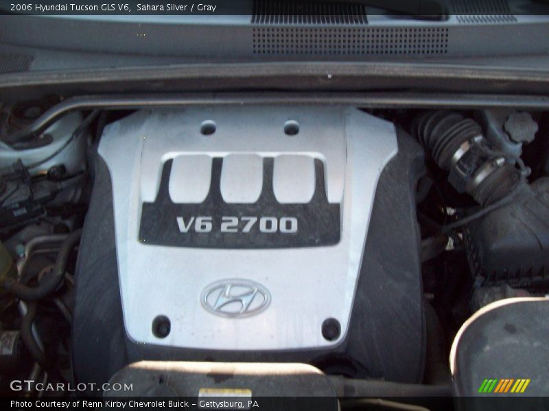 Sahara Silver / Gray 2006 Hyundai Tucson GLS V6