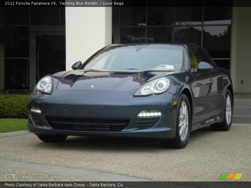 Yachting Blue Metallic / Luxor Beige 2012 Porsche Panamera V6