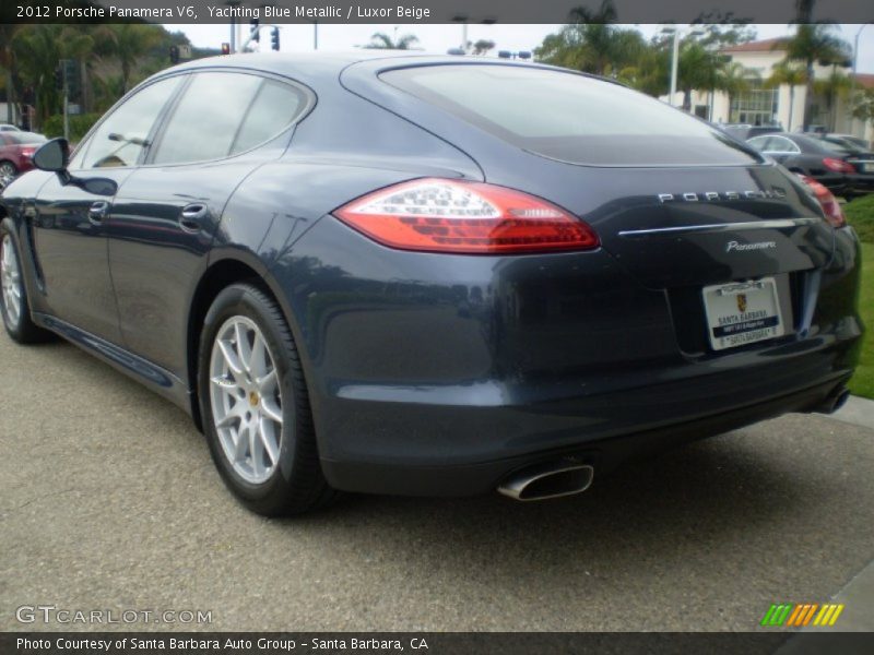 Yachting Blue Metallic / Luxor Beige 2012 Porsche Panamera V6