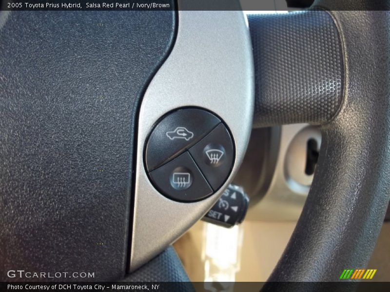 Salsa Red Pearl / Ivory/Brown 2005 Toyota Prius Hybrid