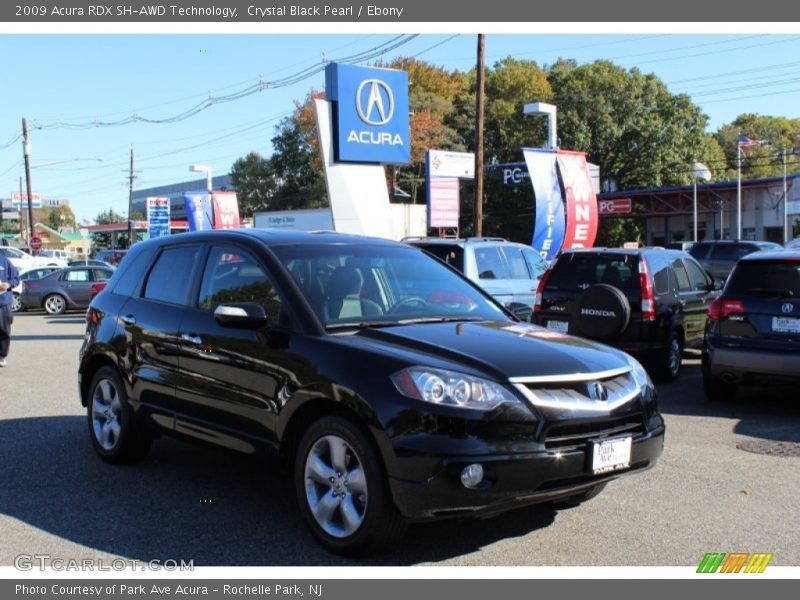 Crystal Black Pearl / Ebony 2009 Acura RDX SH-AWD Technology