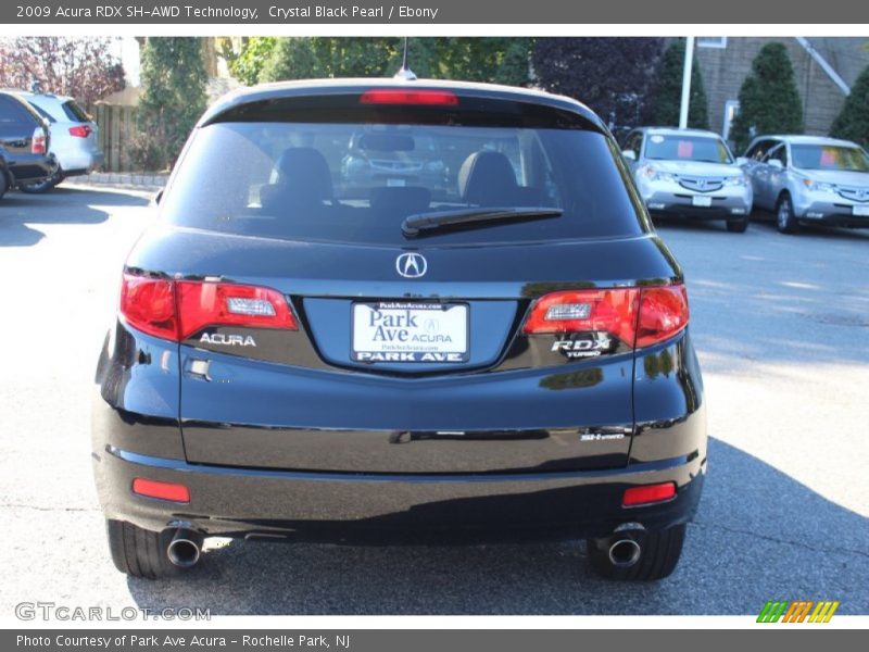 Crystal Black Pearl / Ebony 2009 Acura RDX SH-AWD Technology