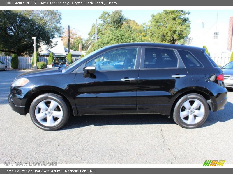 Crystal Black Pearl / Ebony 2009 Acura RDX SH-AWD Technology