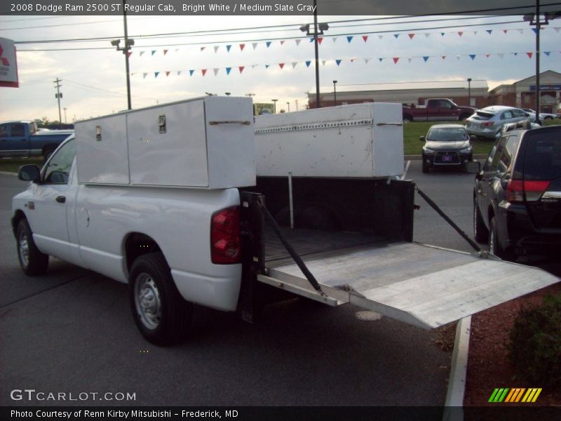 Bright White / Medium Slate Gray 2008 Dodge Ram 2500 ST Regular Cab