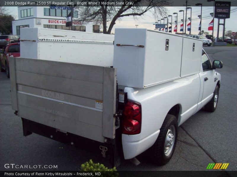Bright White / Medium Slate Gray 2008 Dodge Ram 2500 ST Regular Cab