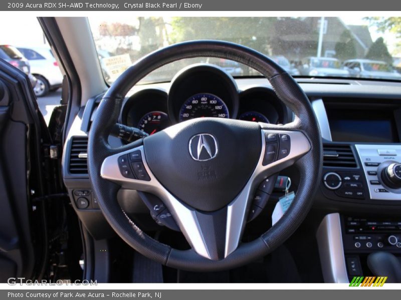 Crystal Black Pearl / Ebony 2009 Acura RDX SH-AWD Technology