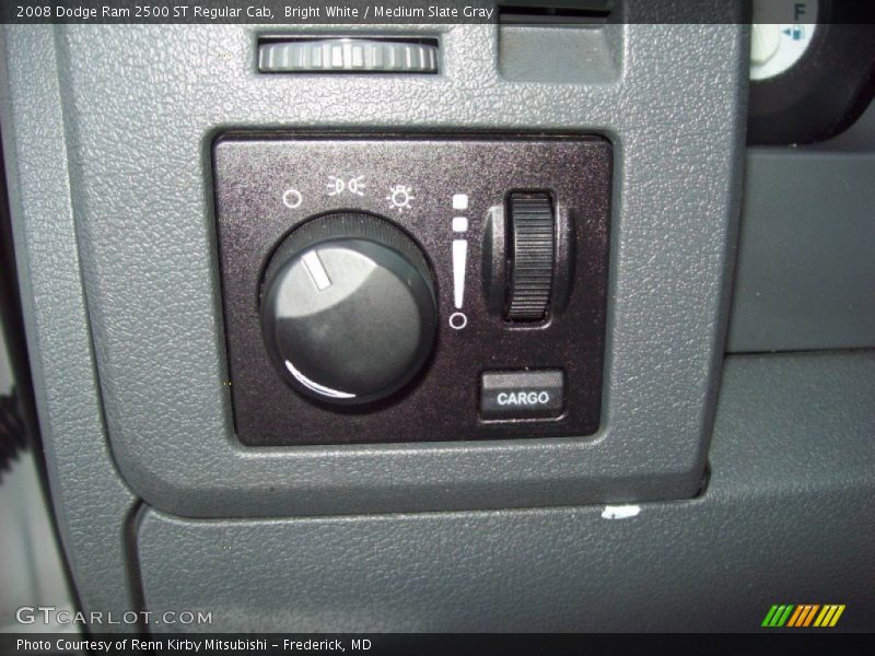 Bright White / Medium Slate Gray 2008 Dodge Ram 2500 ST Regular Cab