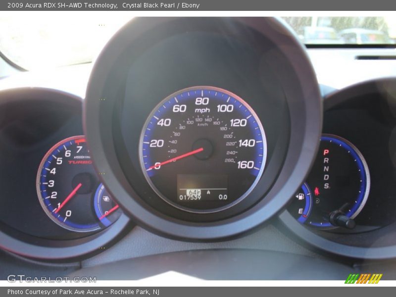 Crystal Black Pearl / Ebony 2009 Acura RDX SH-AWD Technology