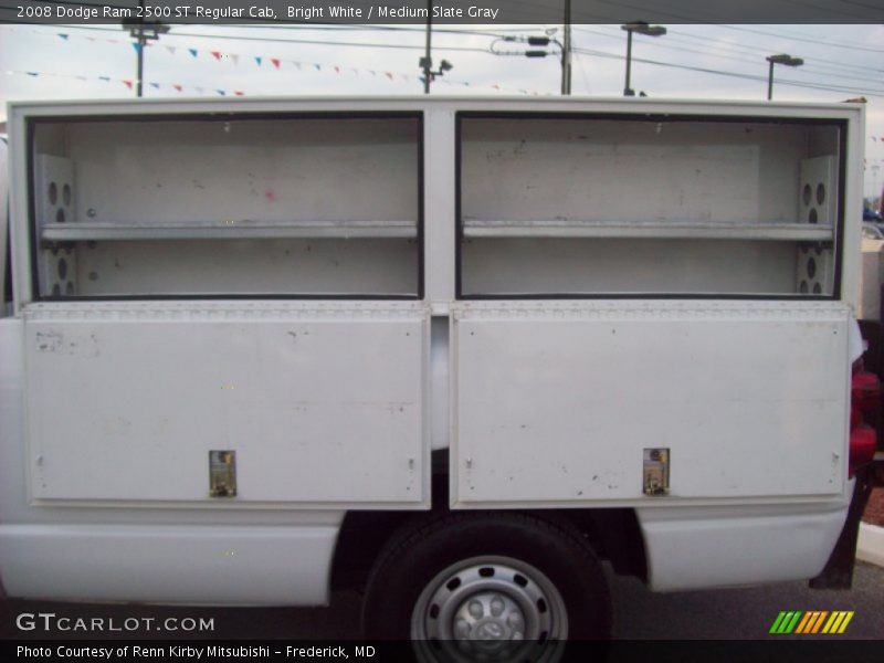 Bright White / Medium Slate Gray 2008 Dodge Ram 2500 ST Regular Cab