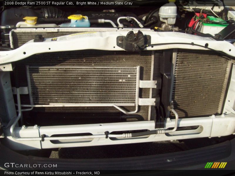 Bright White / Medium Slate Gray 2008 Dodge Ram 2500 ST Regular Cab