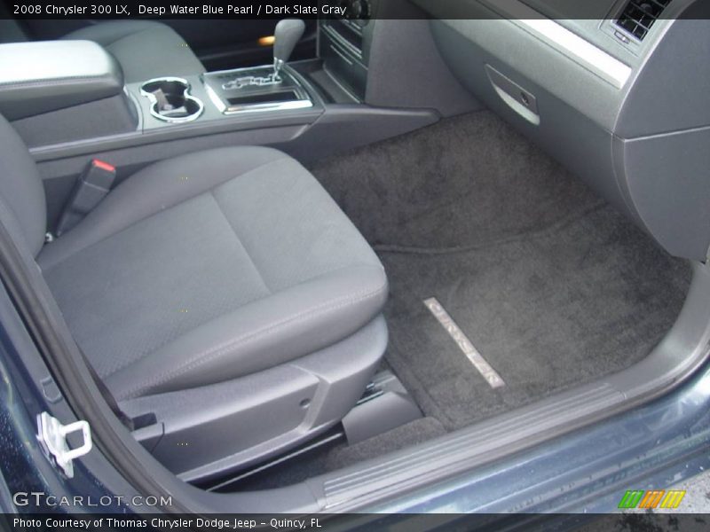 Deep Water Blue Pearl / Dark Slate Gray 2008 Chrysler 300 LX