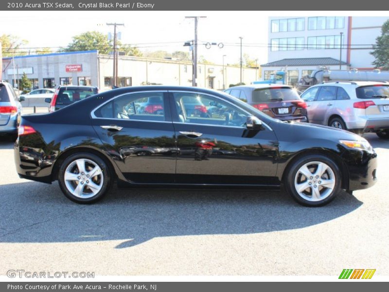 Crystal Black Pearl / Ebony 2010 Acura TSX Sedan