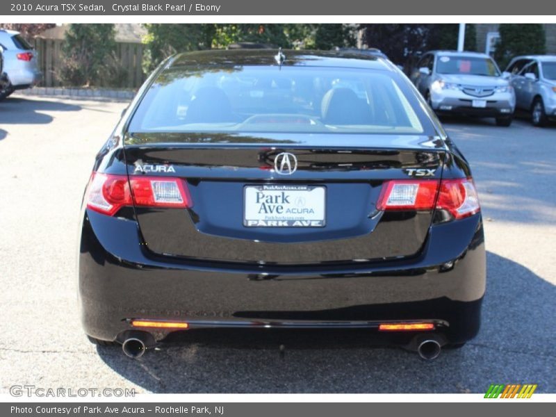 Crystal Black Pearl / Ebony 2010 Acura TSX Sedan