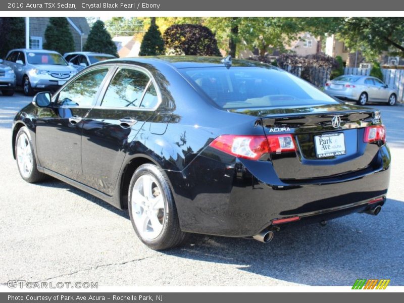 Crystal Black Pearl / Ebony 2010 Acura TSX Sedan