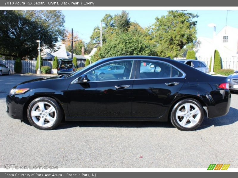 Crystal Black Pearl / Ebony 2010 Acura TSX Sedan