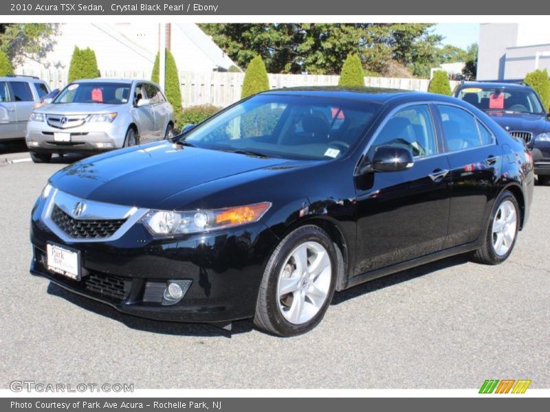 Crystal Black Pearl / Ebony 2010 Acura TSX Sedan