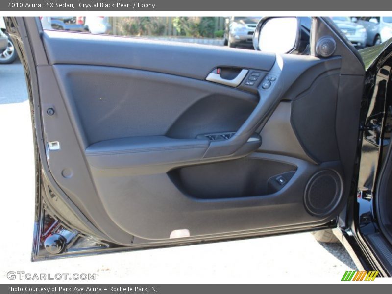 Crystal Black Pearl / Ebony 2010 Acura TSX Sedan