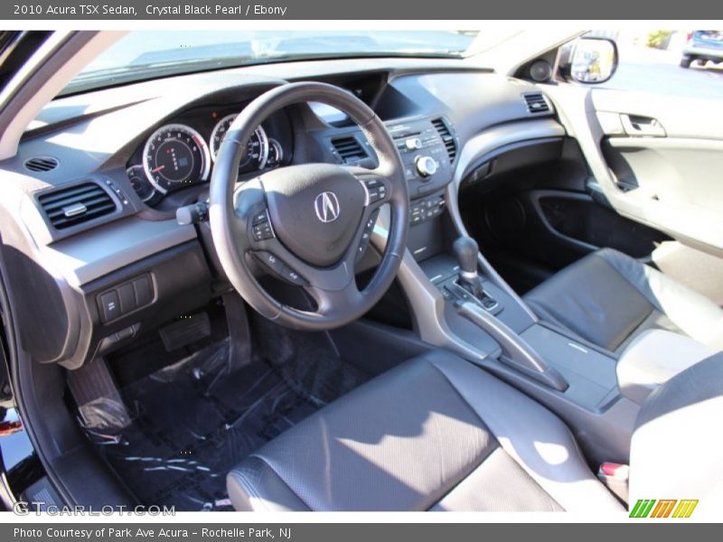 Crystal Black Pearl / Ebony 2010 Acura TSX Sedan