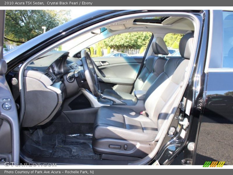 Crystal Black Pearl / Ebony 2010 Acura TSX Sedan