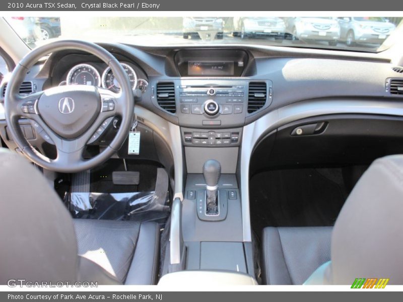 Crystal Black Pearl / Ebony 2010 Acura TSX Sedan