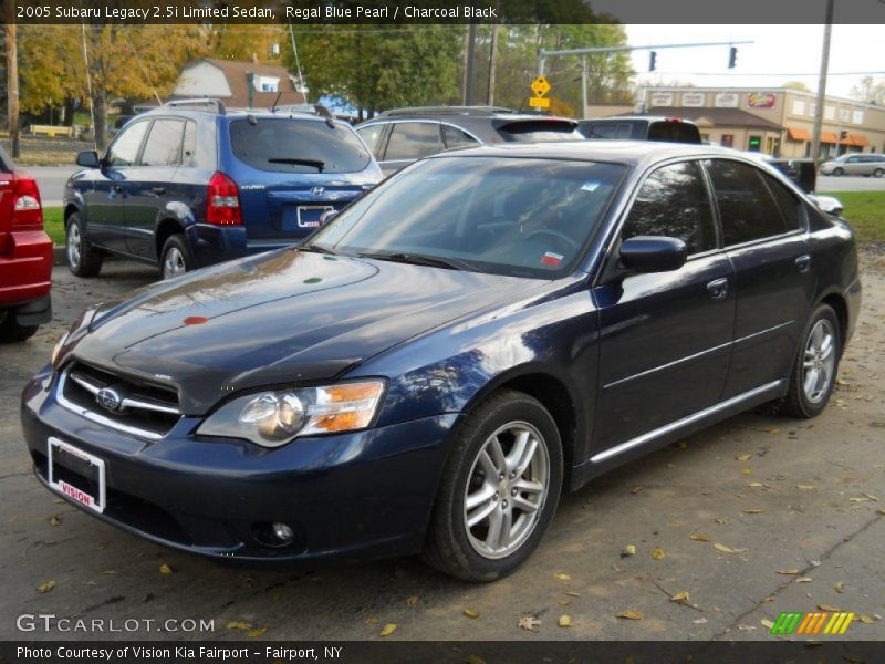 Regal Blue Pearl / Charcoal Black 2005 Subaru Legacy 2.5i Limited Sedan
