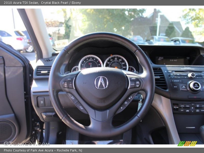 Crystal Black Pearl / Ebony 2010 Acura TSX Sedan