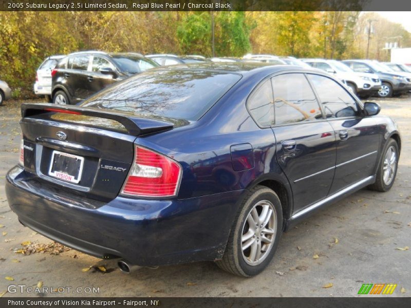Regal Blue Pearl / Charcoal Black 2005 Subaru Legacy 2.5i Limited Sedan