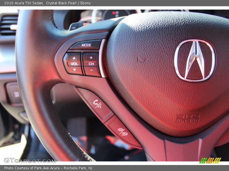 Crystal Black Pearl / Ebony 2010 Acura TSX Sedan