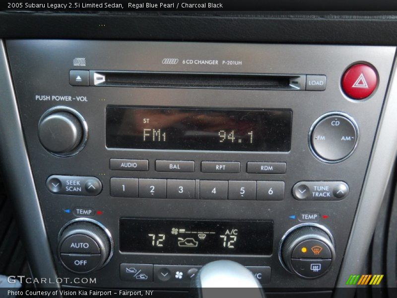 Regal Blue Pearl / Charcoal Black 2005 Subaru Legacy 2.5i Limited Sedan