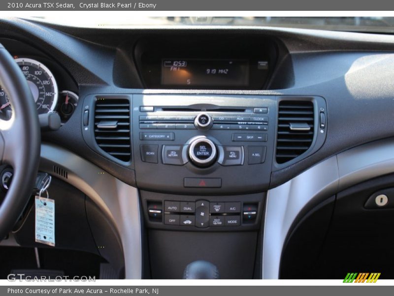 Crystal Black Pearl / Ebony 2010 Acura TSX Sedan