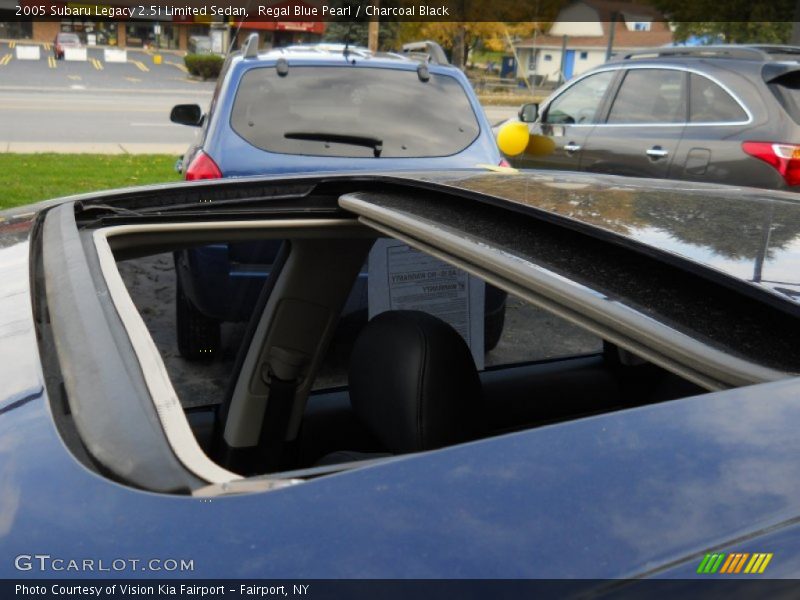 Regal Blue Pearl / Charcoal Black 2005 Subaru Legacy 2.5i Limited Sedan